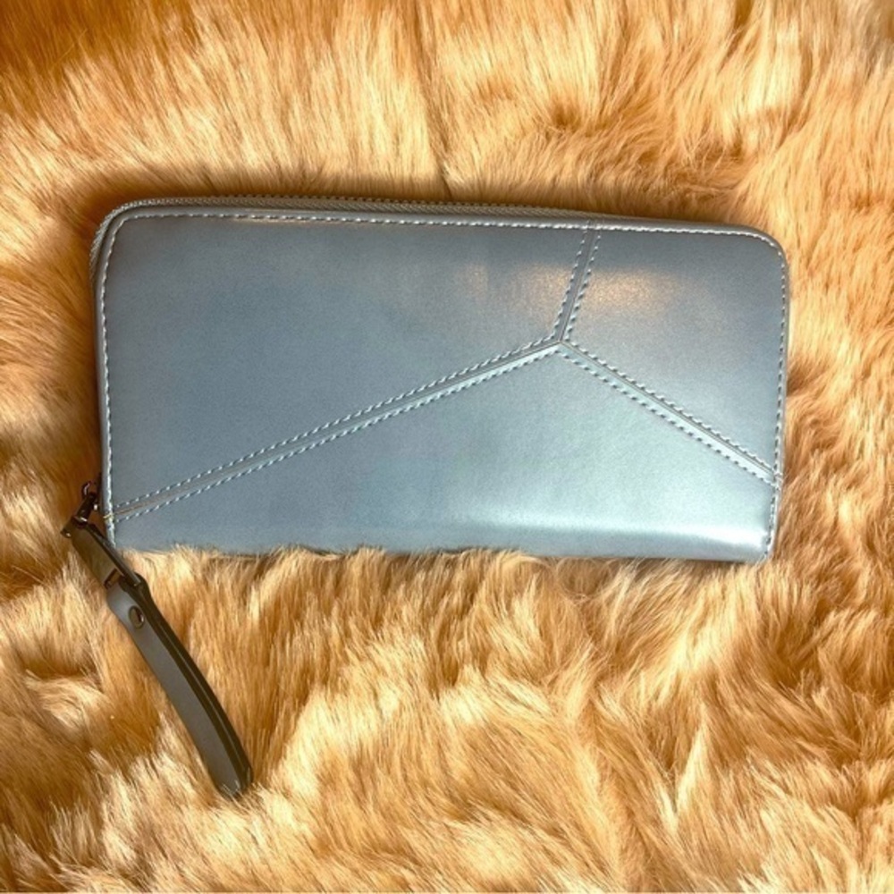 Love and Freedom Large Wallet‎ Blue